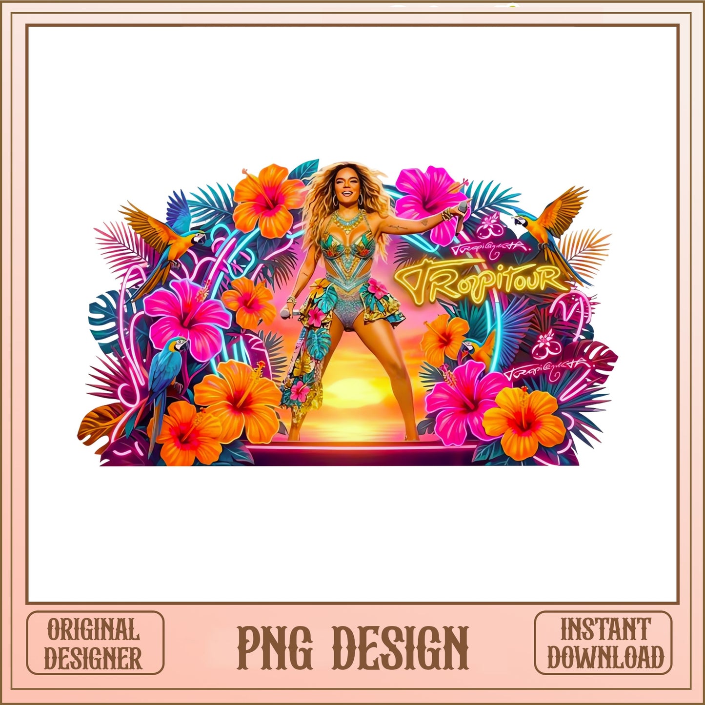 Tropitour Tropicalist Concert PNG, Singer Tour PNG, Music Festival PNG