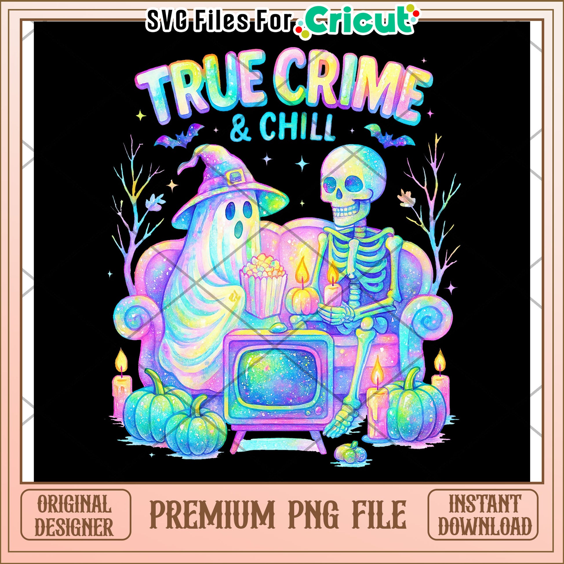 True crime a chill neon png, halloween costumes png, halloween toys png