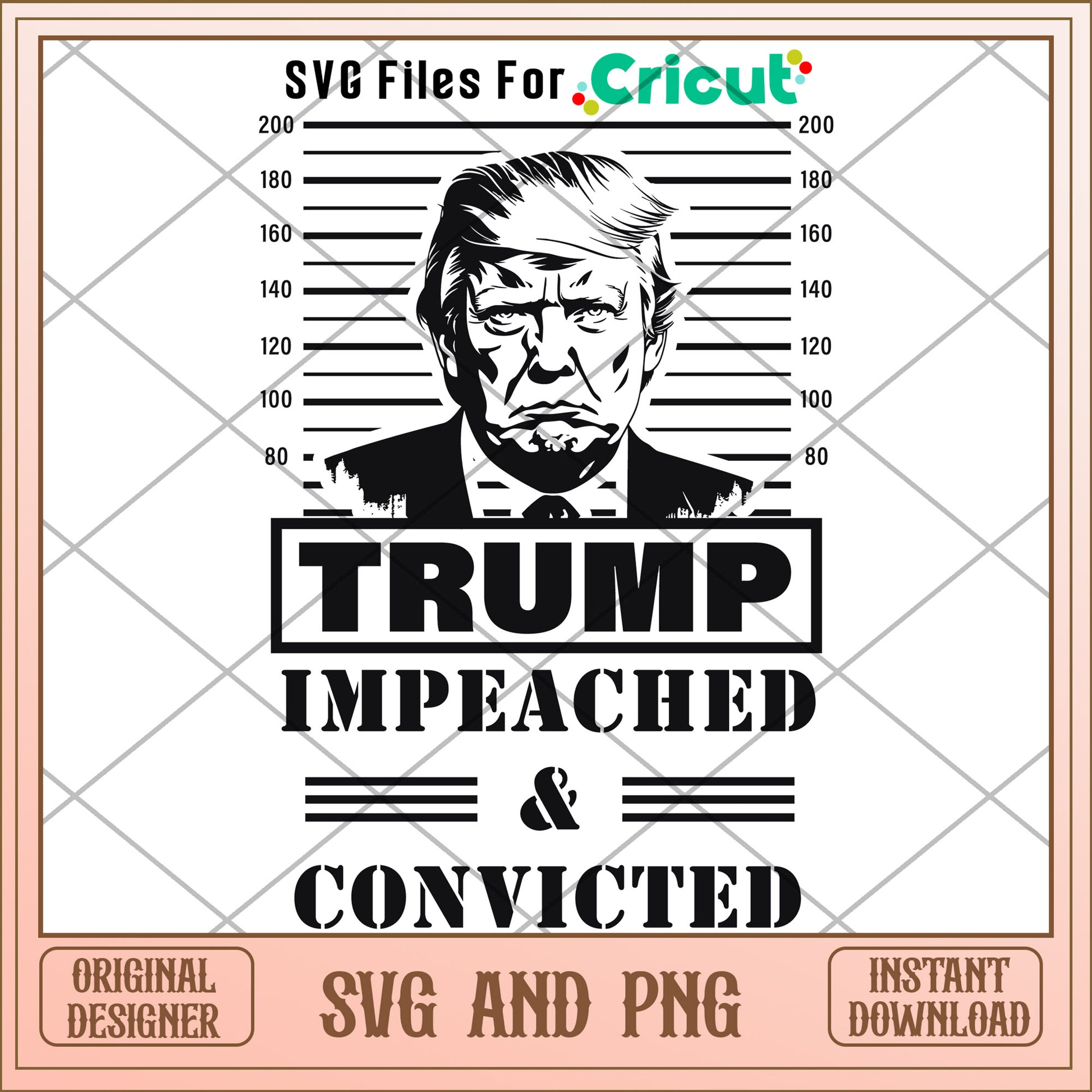 Trump 2024 impeached and convicted SVG