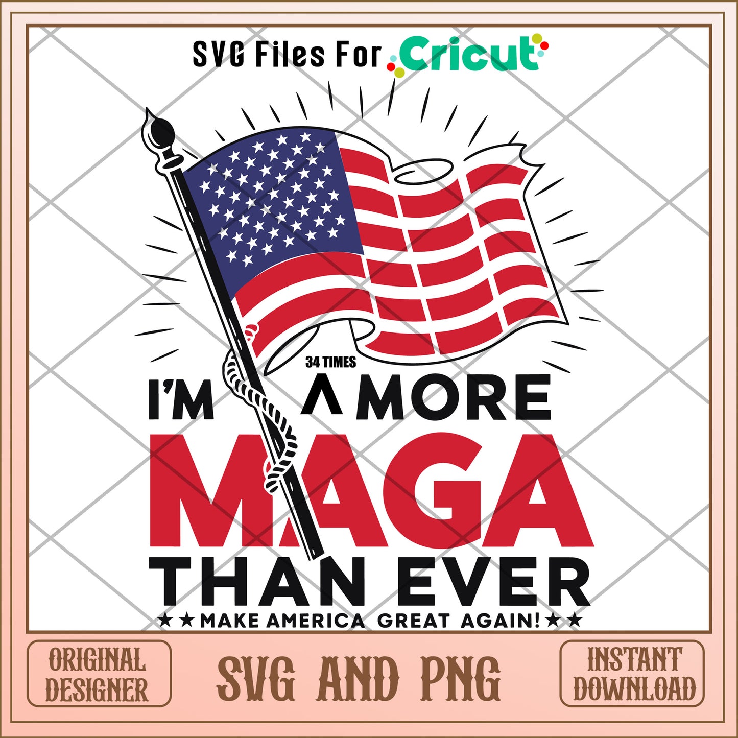 I'm a more maga than ever SVG