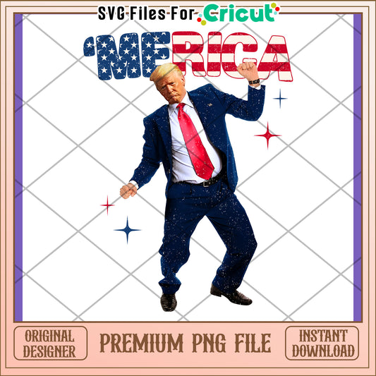 Trump America PNG Design Download
