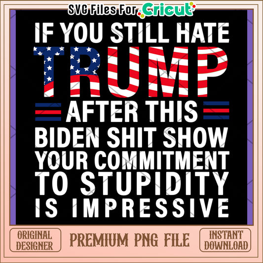 Trump Biden Political PNG Design