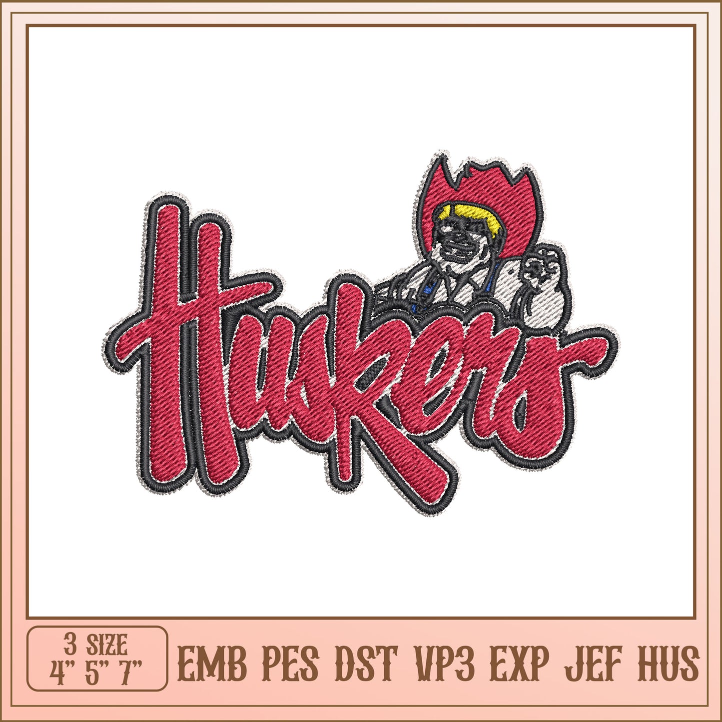 Tukers Embroidery Design - EMB PES DST VP3