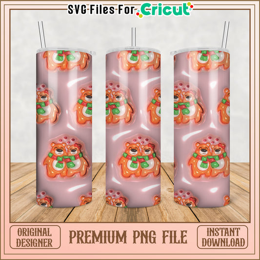 Tumbler PNG Cute Bear Couple Design