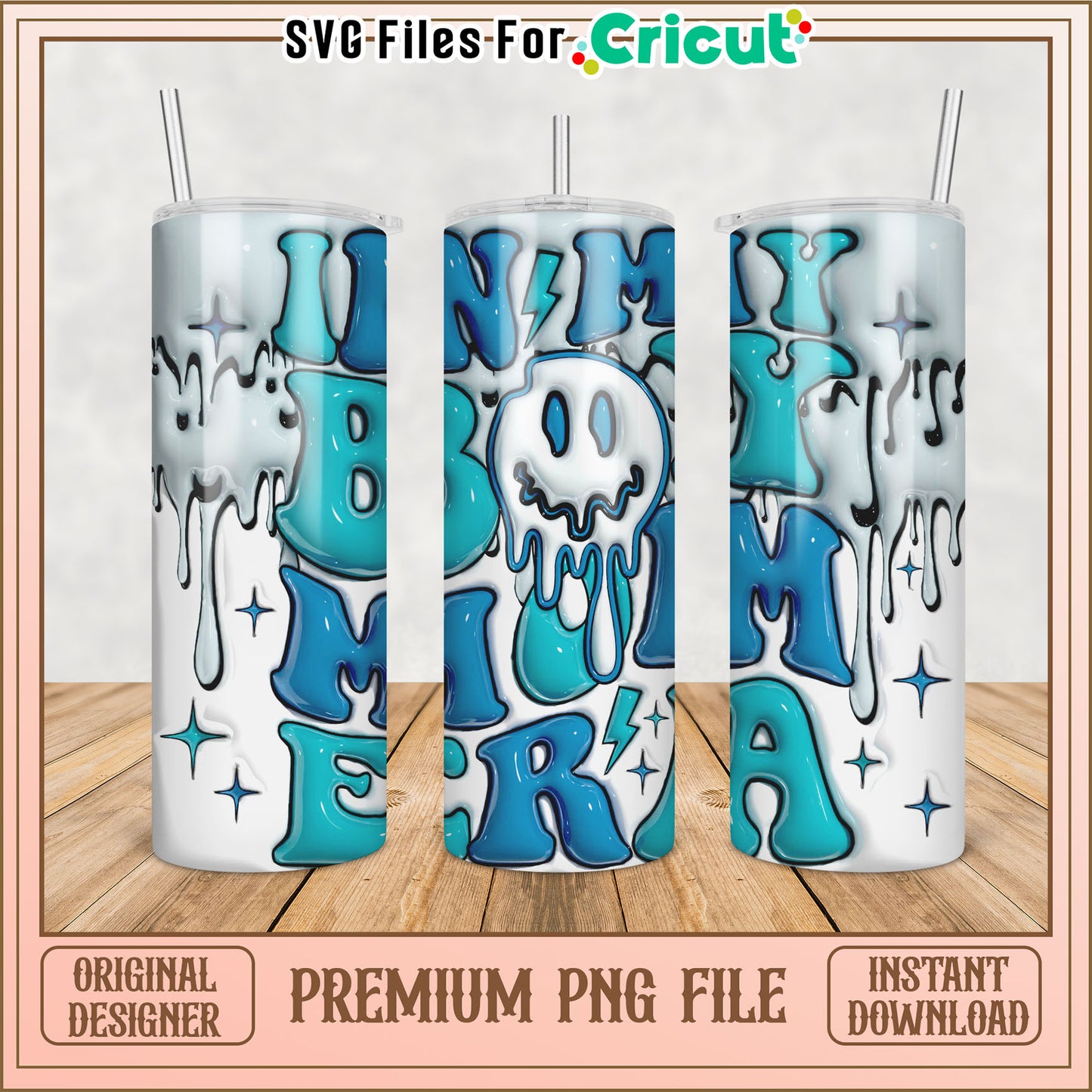 Tumbler PNG Design Mermaid Vibes