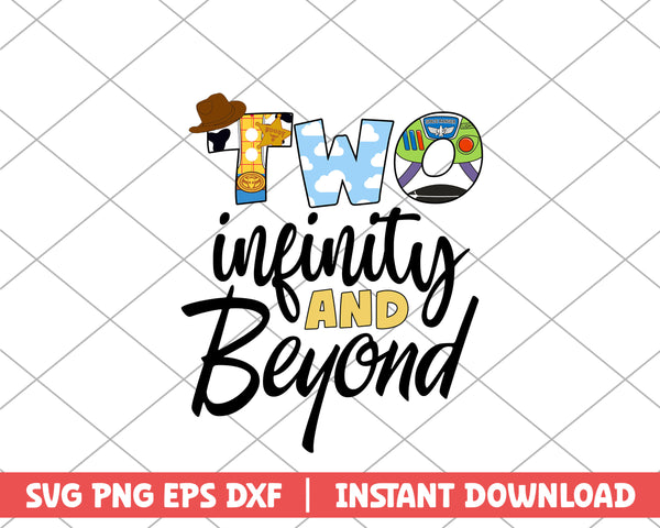 Two infinity and beyond disney svg