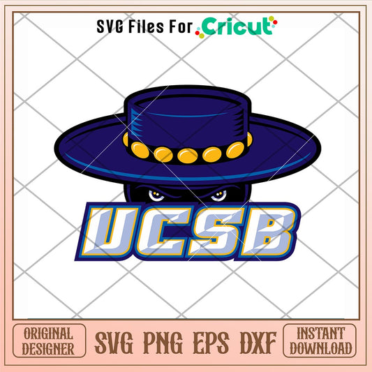 UCSB Gauchos Logo Svg, UCSB Gauchos Svg, NCAA Svg