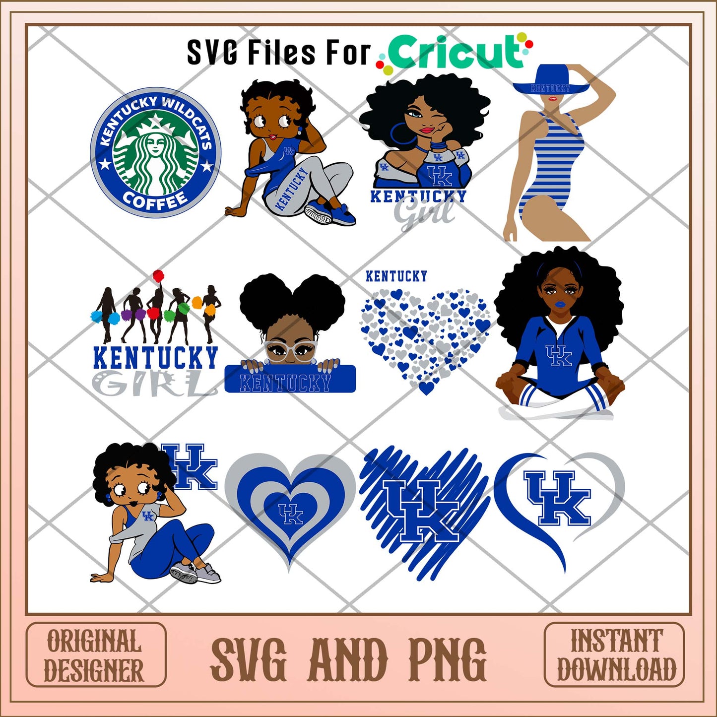 Kentucky Wildcats girl svg, Kentucky Wildcats svg bundle, NCAA svg