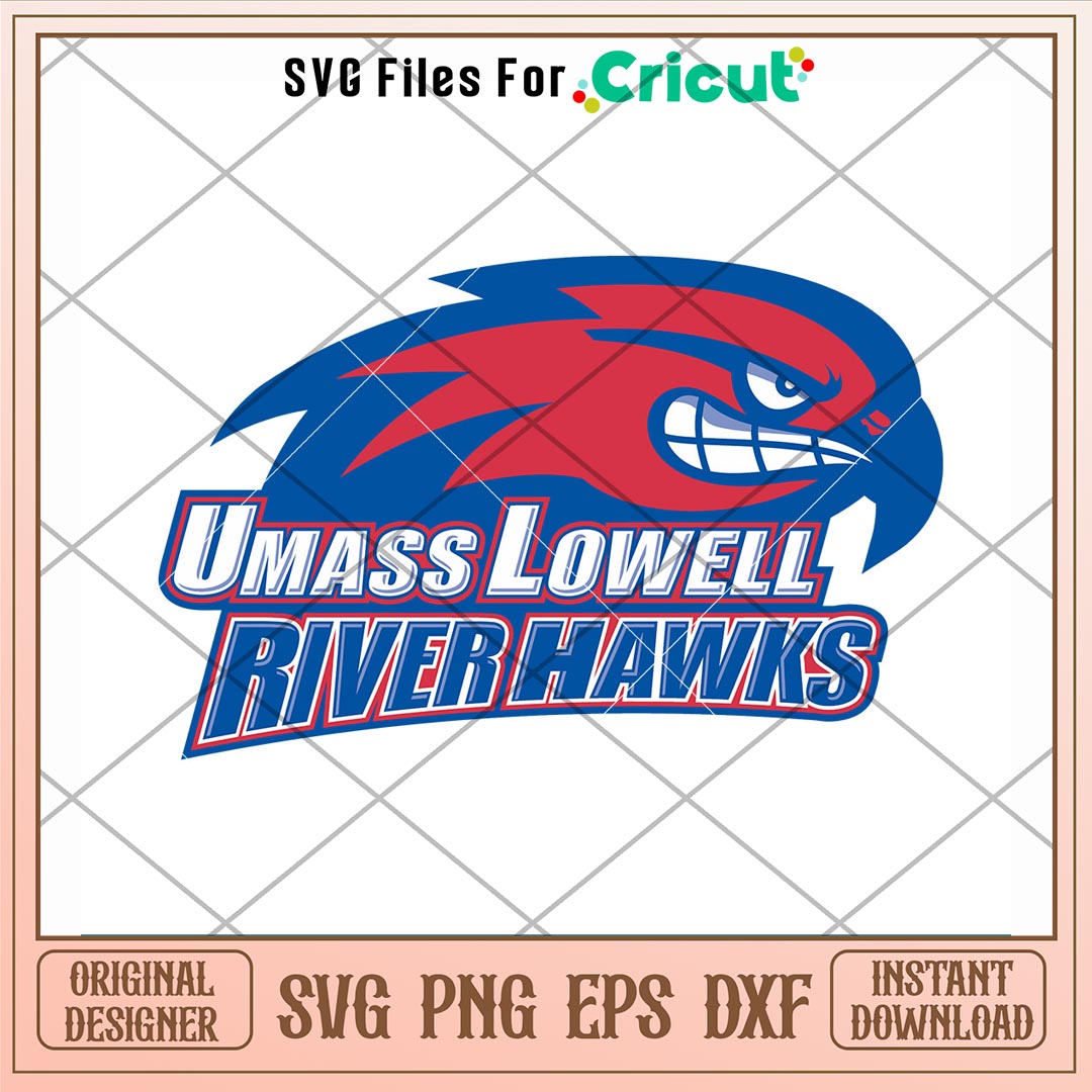 UMass Lowell River Hawks Logo Svg, UMass Lowell River Hawks Svg, NCAA Svg