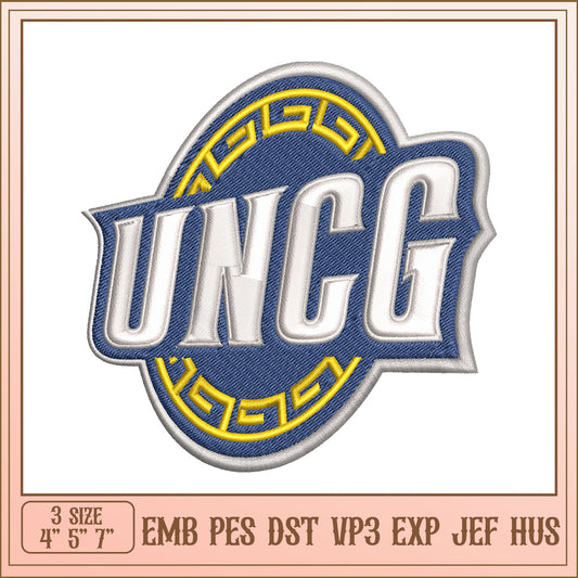 UNCG Embroidery Design - EMB PES DST VP3