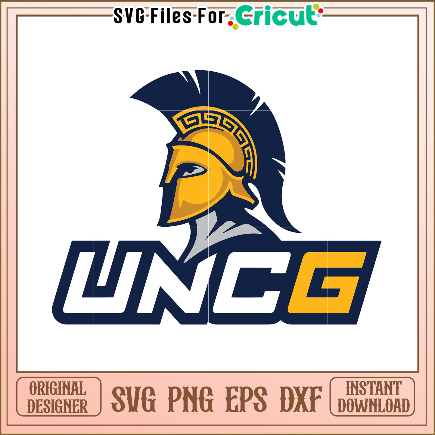 UNC Greensboro Logo SVG Design for Cricut, Perfect for Custom Projects