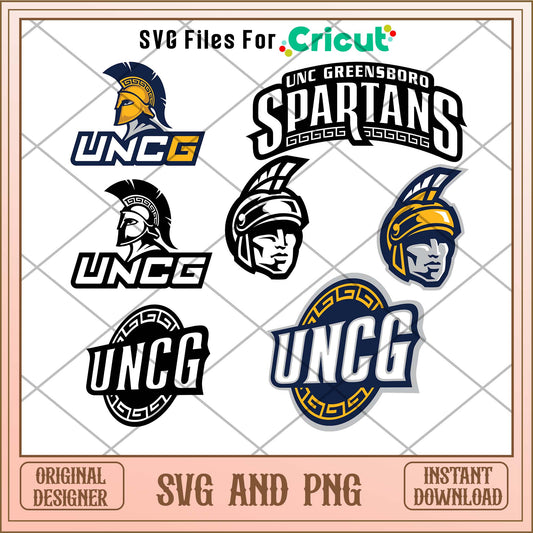 UNC Greensboro Spartans svg, UNC Greensboro Spartans svg bundle, NCAA svg