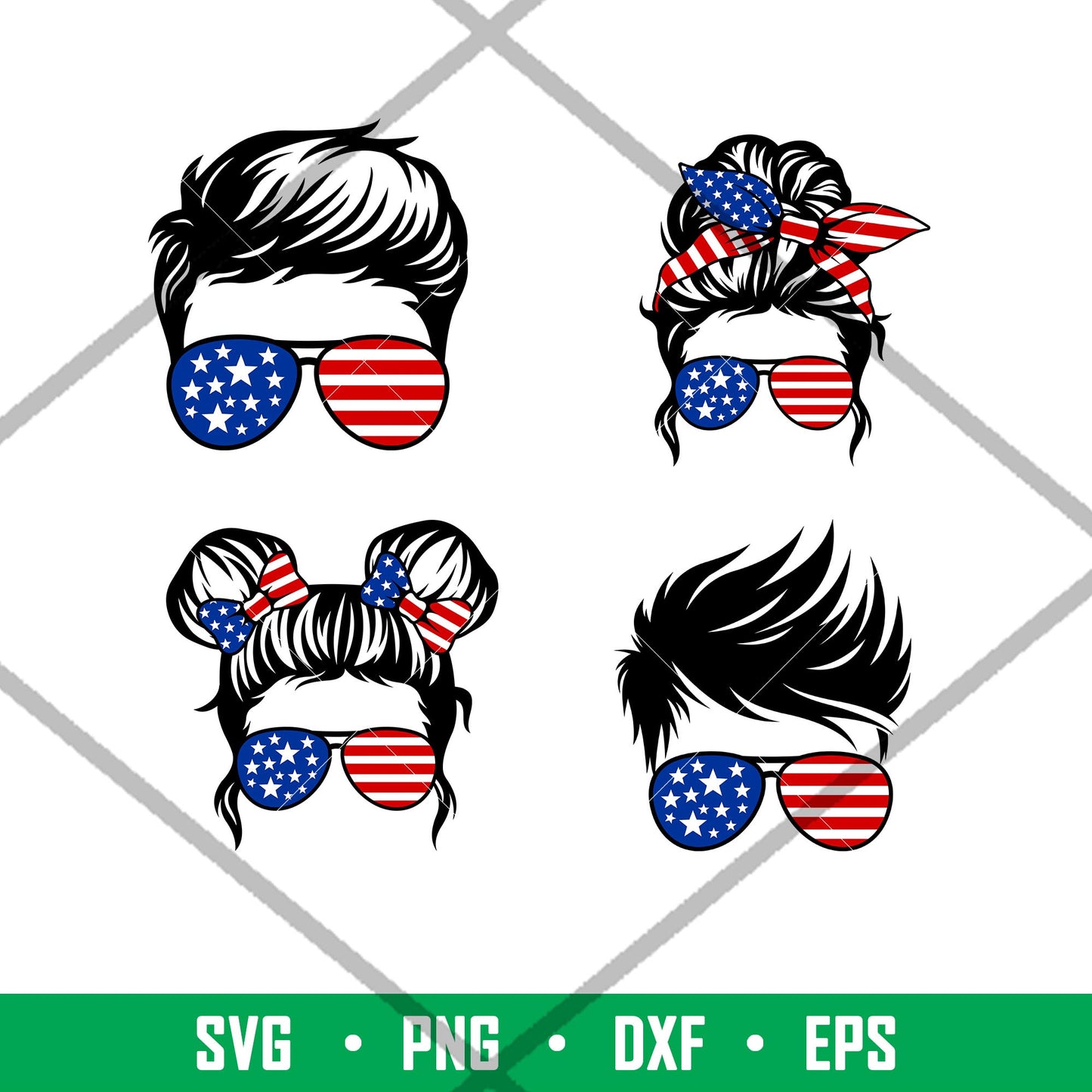 USA Fam Life Bundle, USA Fam Life Bundle Svg
