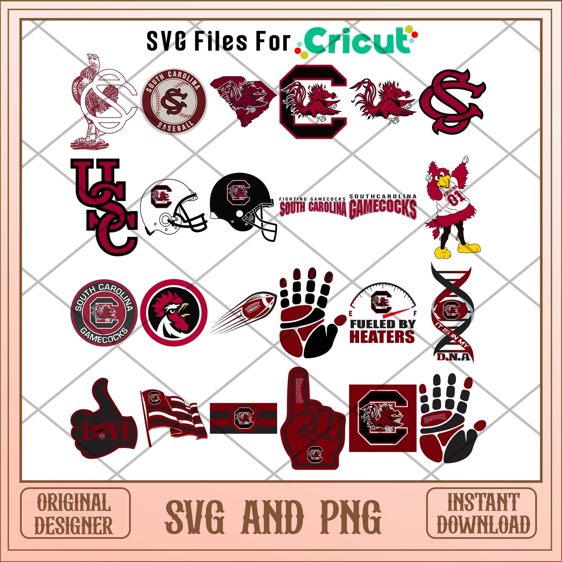 USC Gamecocks helmet svg, South Carolina Gamecocks svg bundle, NCAA svg