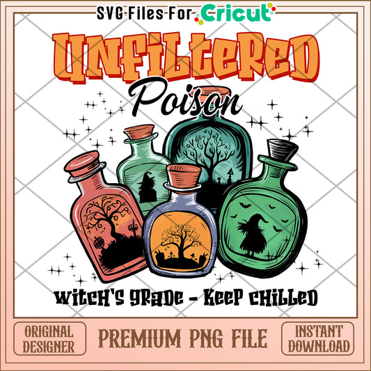 Unfiltered poison png,spooky fall  png, halloween candy png