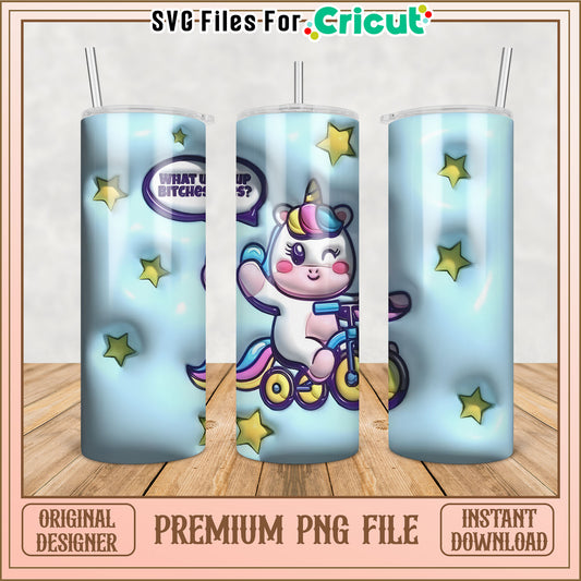 Unicorn Tumbler PNG Design Download