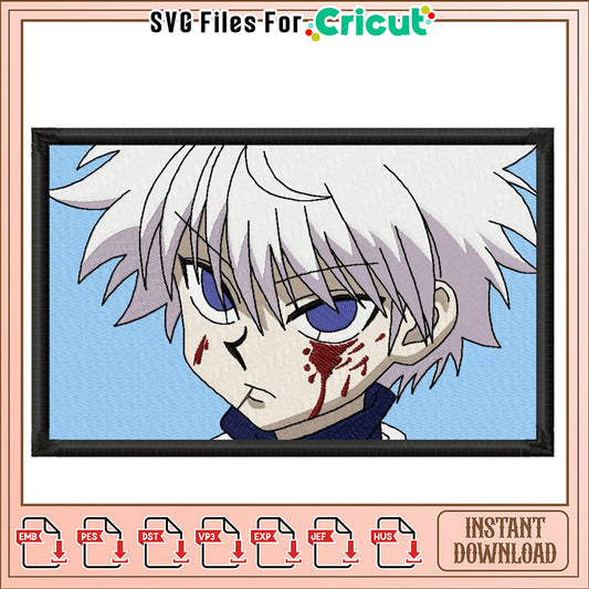 Unique Embroidery Design Anime Character Instant Download