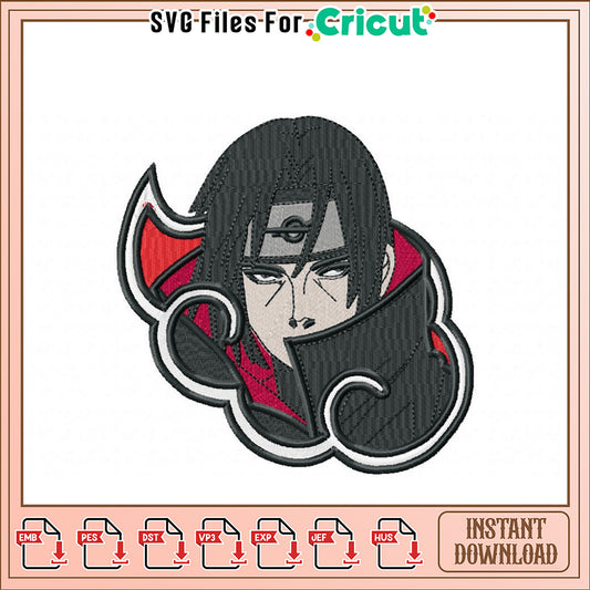 Unique Embroidery Design of Anime Character for Crafting