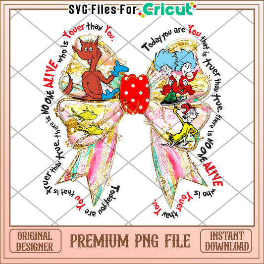 Unique You Are Special Bow Design PNG Download for Crafts