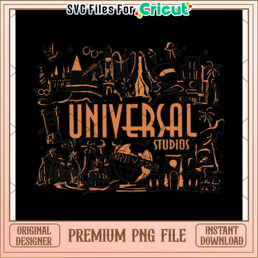 Universal minions png, entertainment destination png, travel adventure png