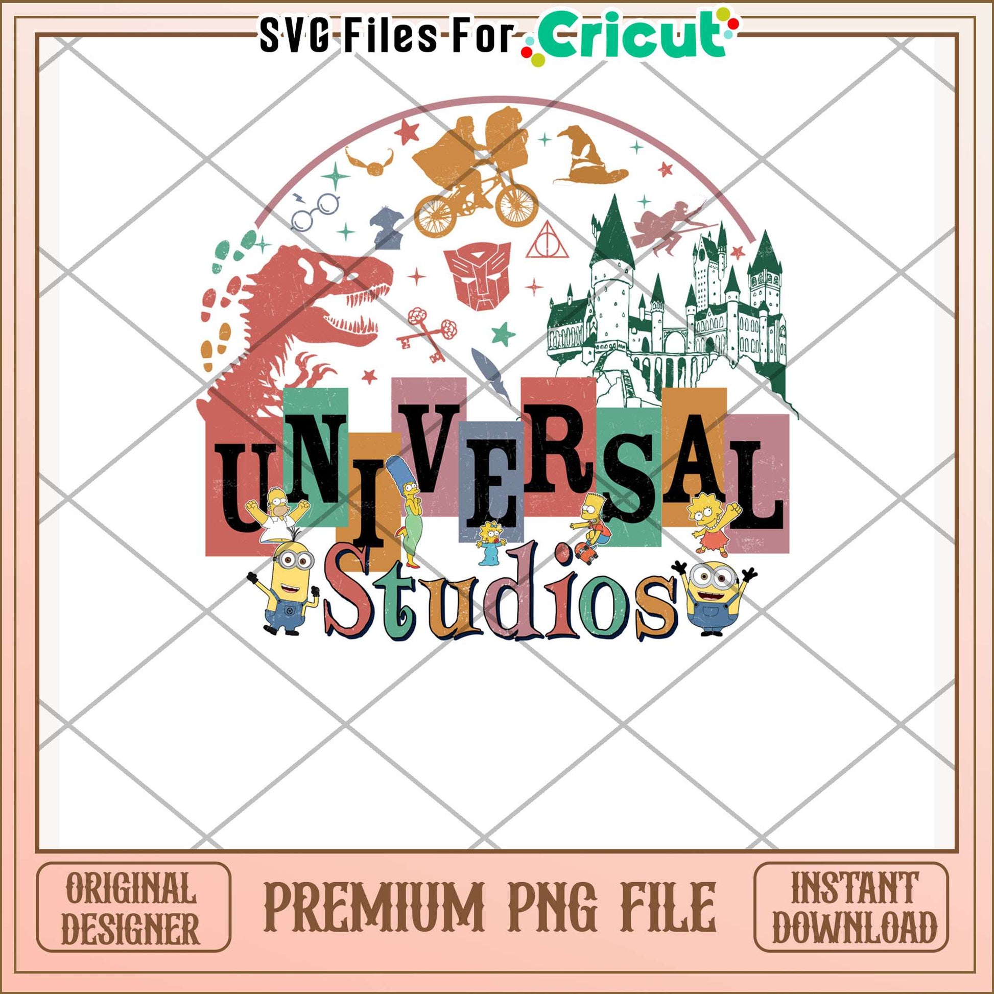 Universal studios minions png, entertainment destination png, travel adventure png