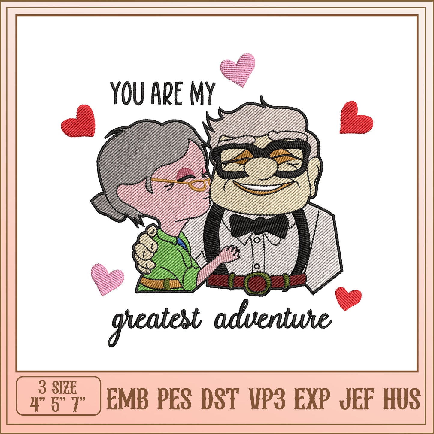 Up Embroidery Design Greatest Adventure