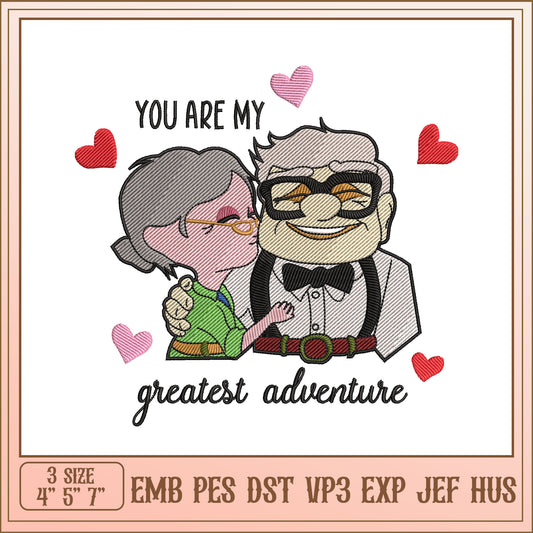 Up Embroidery Design Greatest Adventure