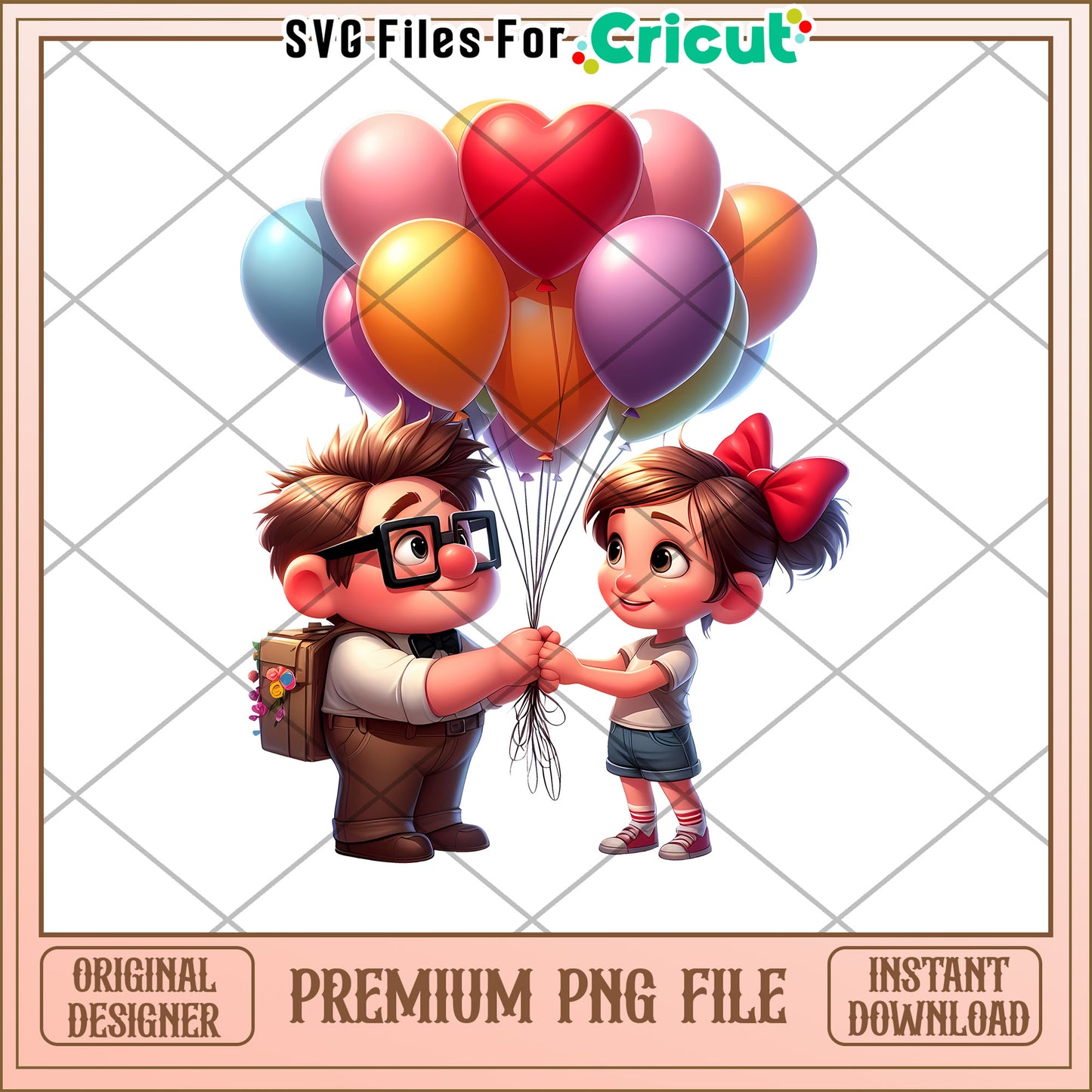 Up PNG Carl & Ellie Balloons