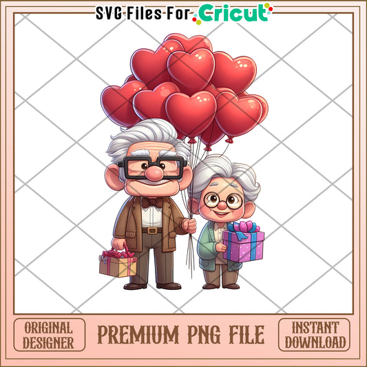 Up PNG Carl & Ellie Valentine's Day