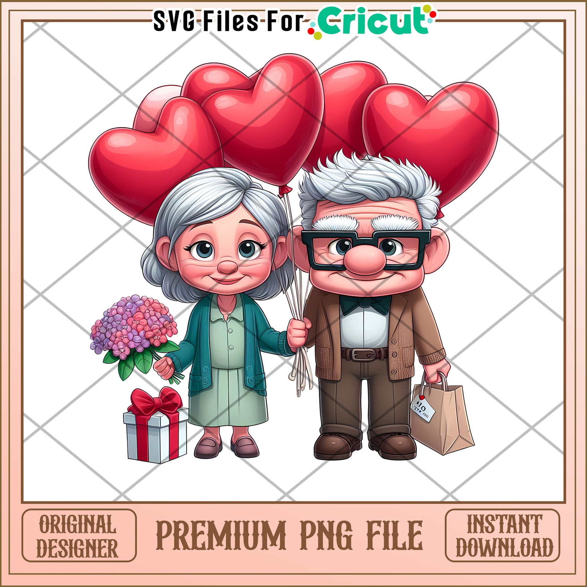 Up PNG Valentine's Carl & Ellie