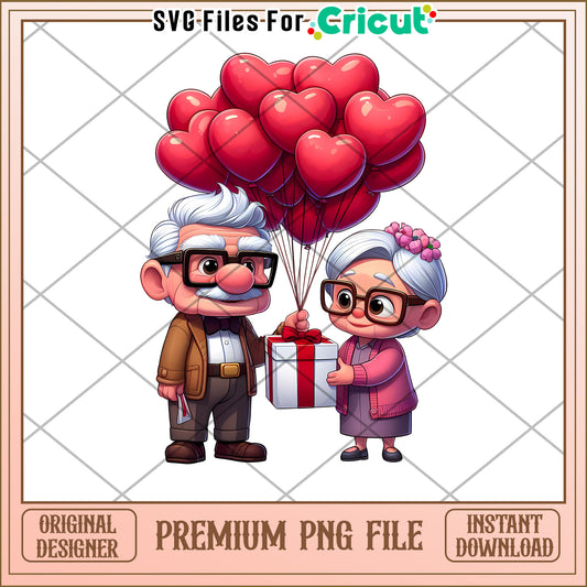Up PNG Valentine's Ellie & Carl