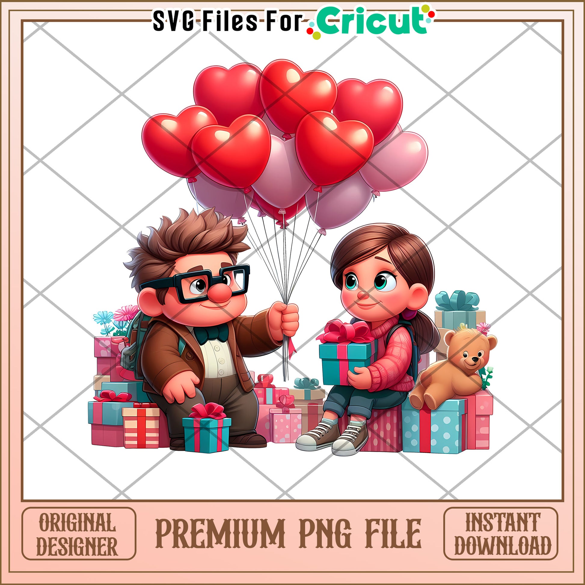 Up PNG Valentines Day Carl Ellie