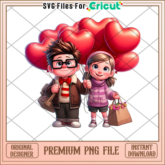 Up PNG Valentines Day Carl & Ellie