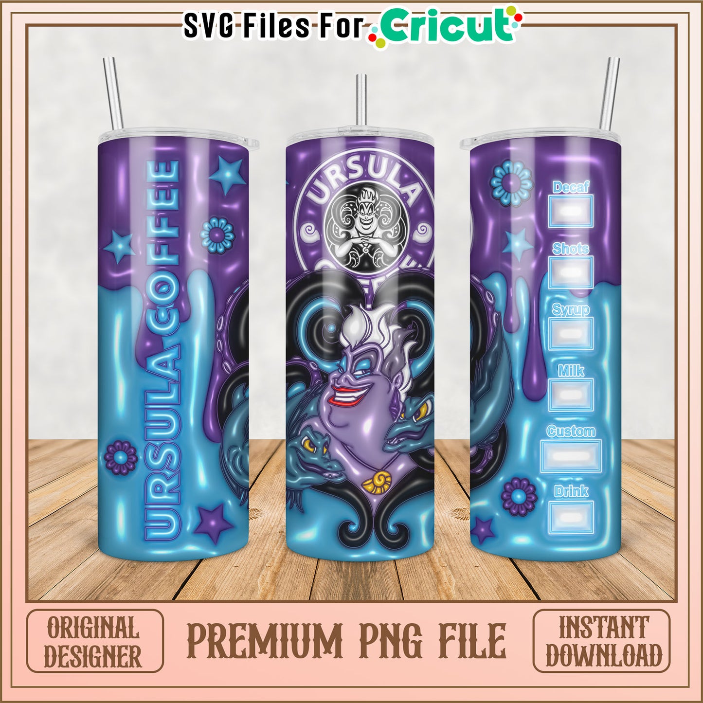 Ursula Coffee Tumbler PNG