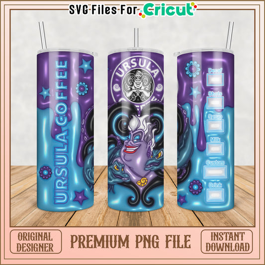Ursula Coffee Tumbler PNG
