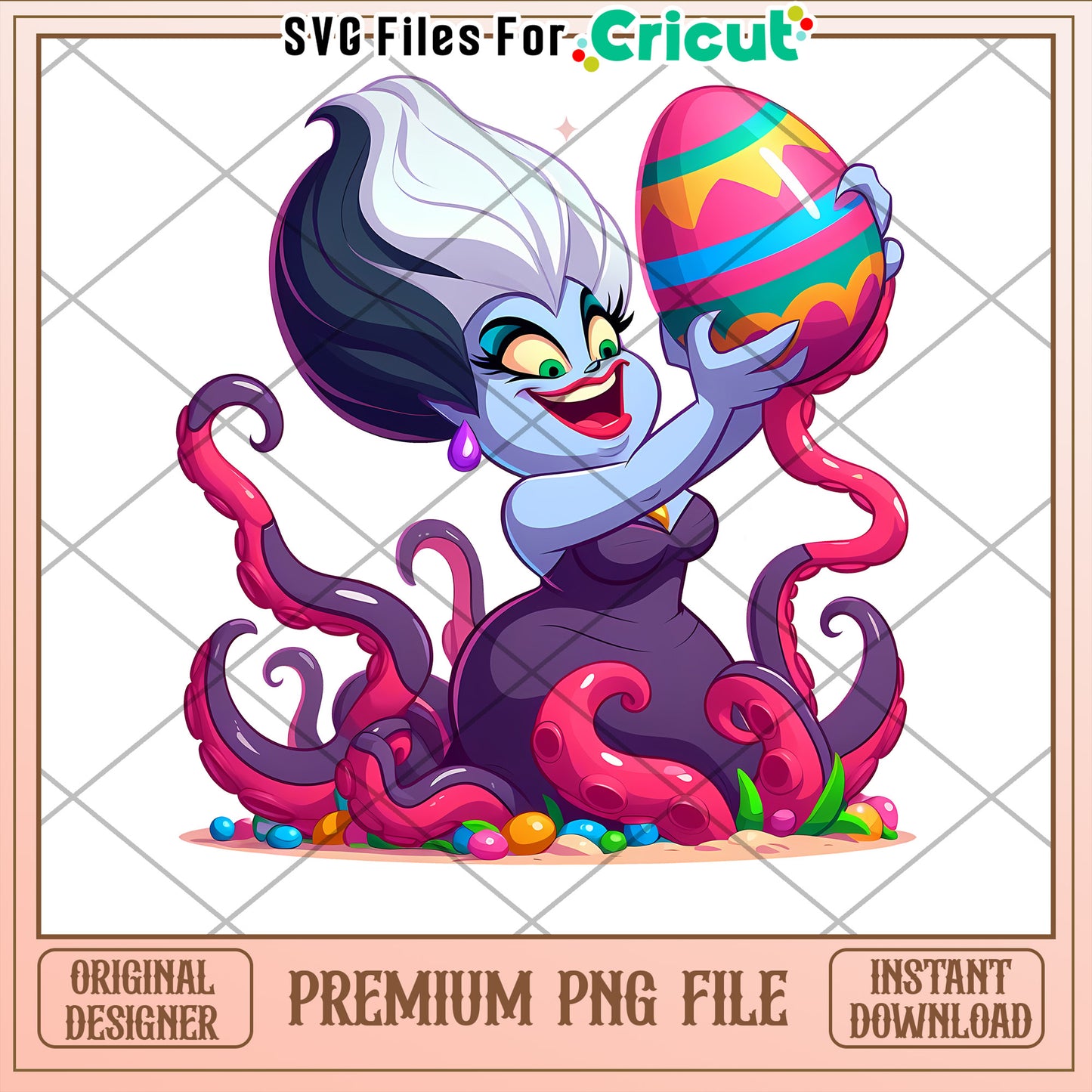 Ursula Easter PNG Cricut File