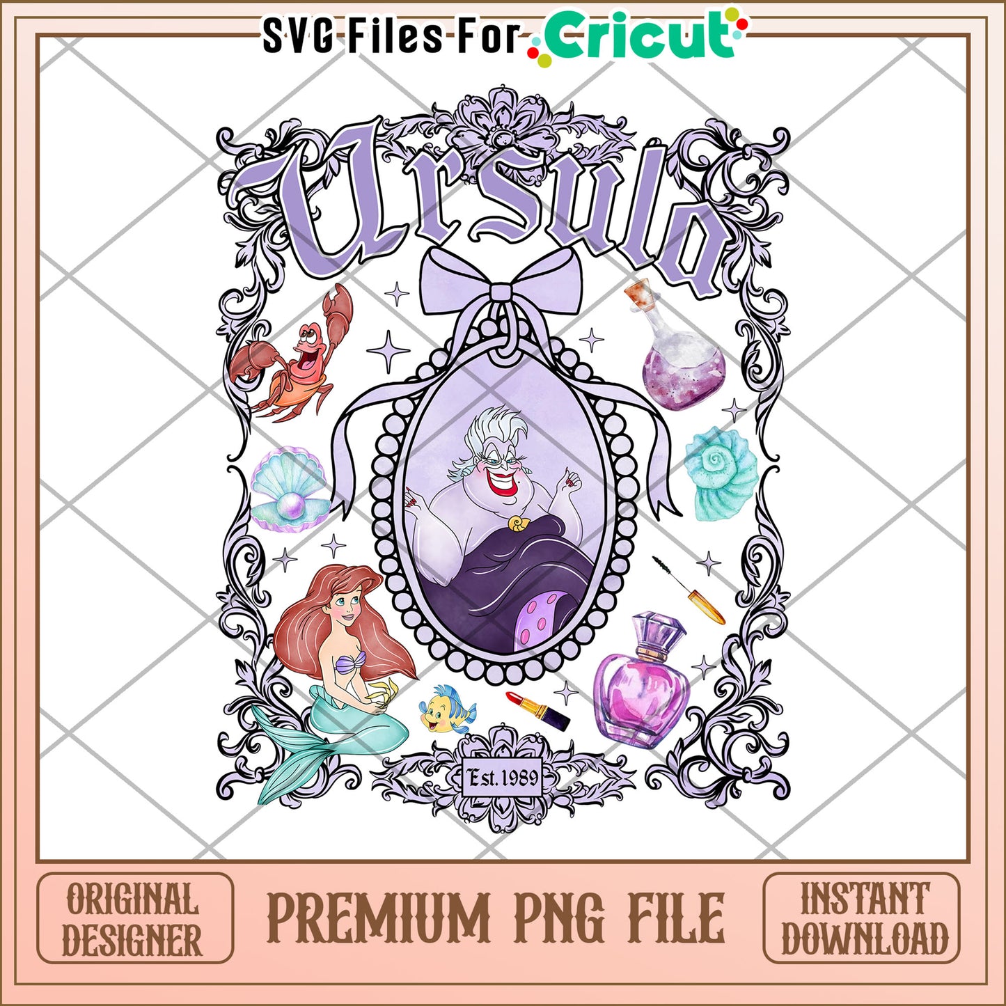 Ursula PNG Sublimation Design