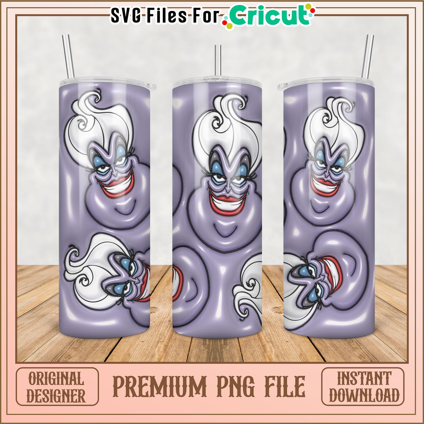 Ursula Tumbler PNG Design
