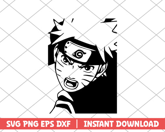 Uzumaki Naruto anime svg