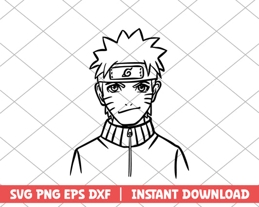 Uzumaki Naruto anime svg