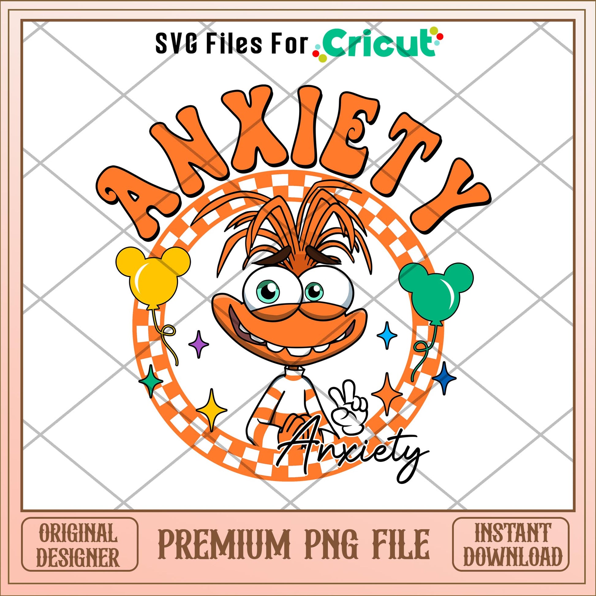 Inside out 2 anxiety circle png