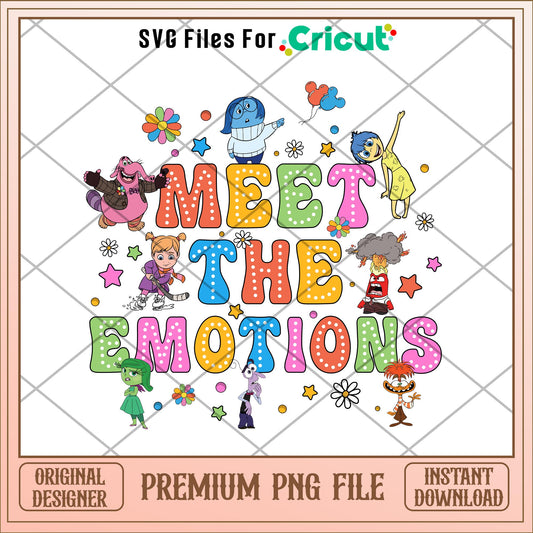 Inside out 2 meet the emotions png