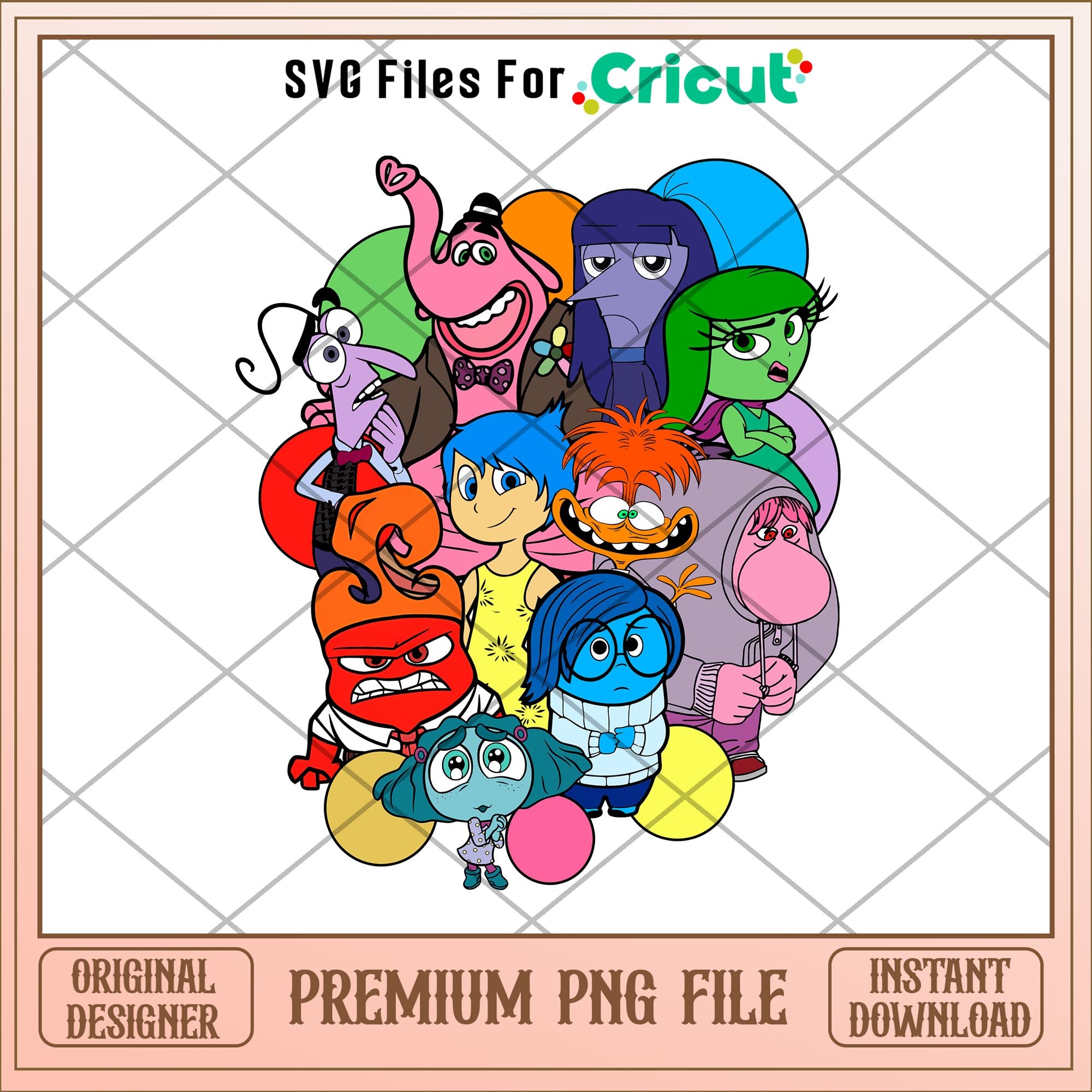 Inside Out File Room Inside out 2 all feels png – svg files for cricut