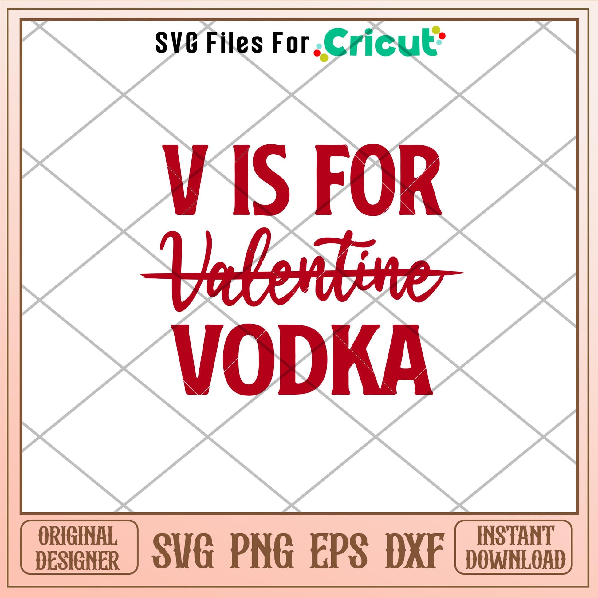 V Is For Vodka, V Is For Vodka Svg