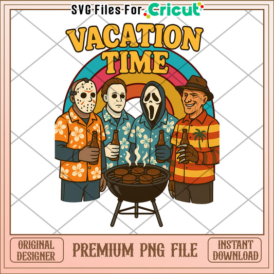 Vacation time png, halloween png, halloween season png