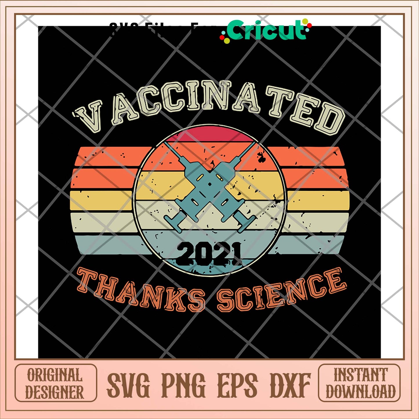 Vaccinated 2021 thanks science svg, Vaccinated svg, funny svg