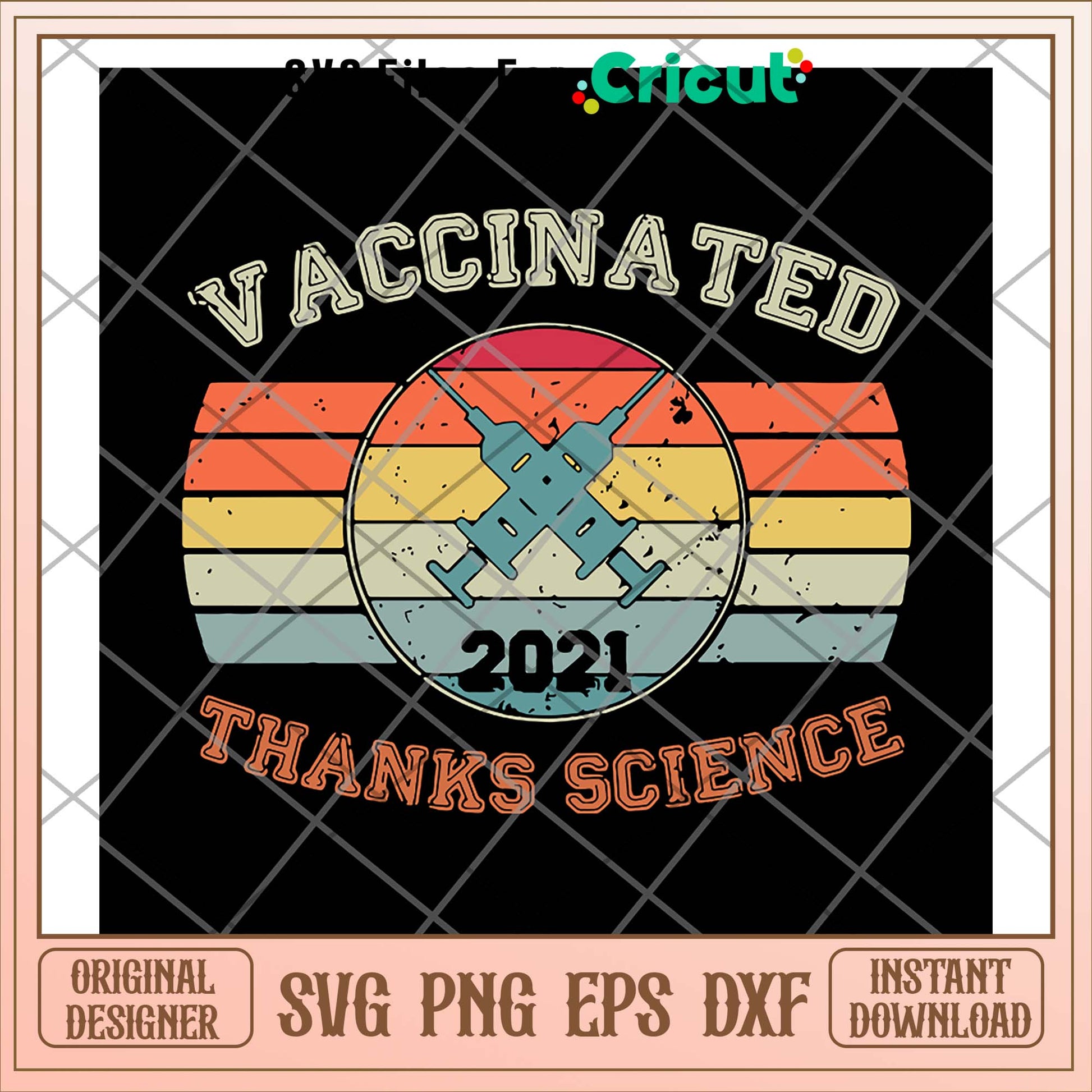 Vaccinated 2021 thanks science svg, Vaccinated svg, funny svg