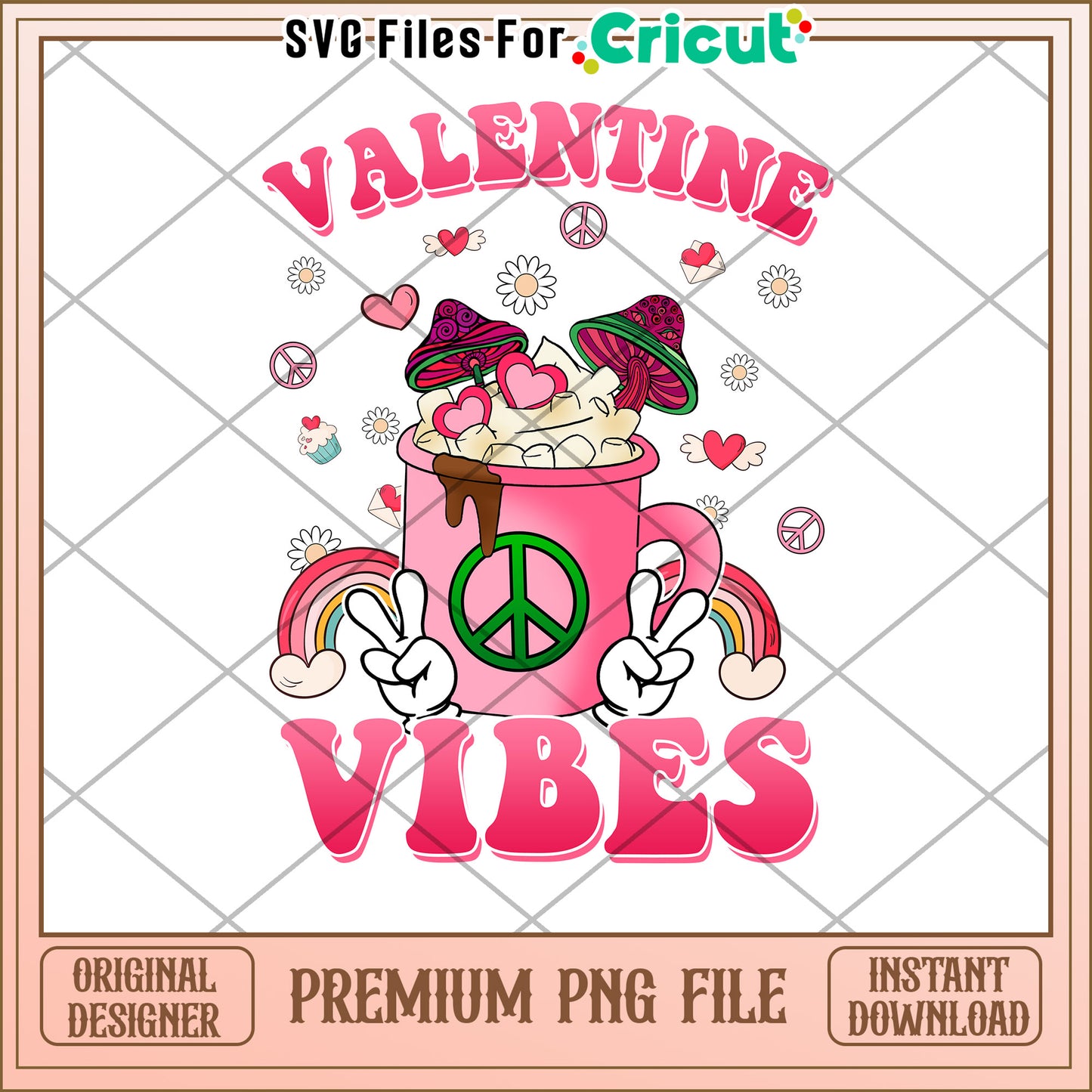 Valentine Vibes PNG Design