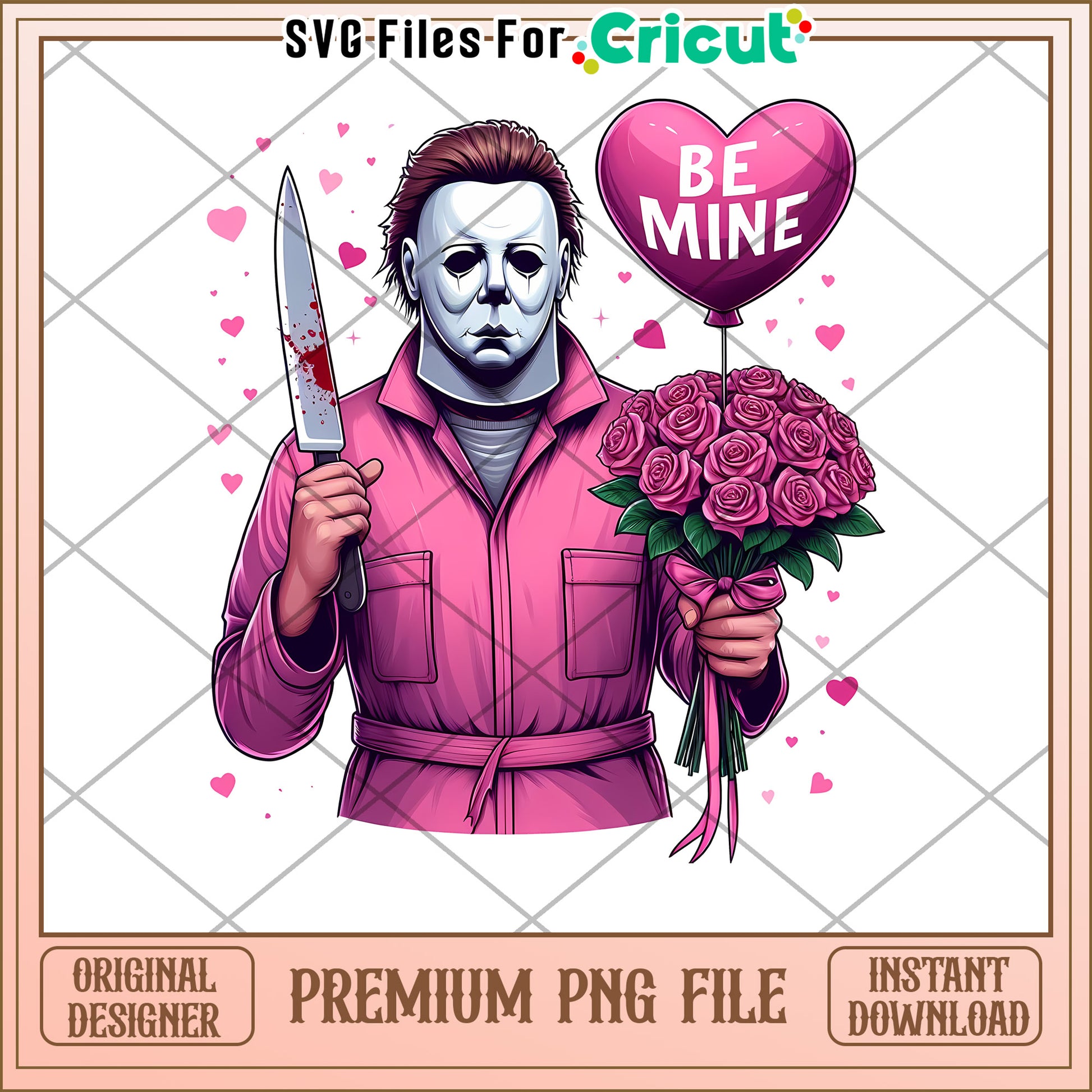 Valentine's Michael Myers PNG