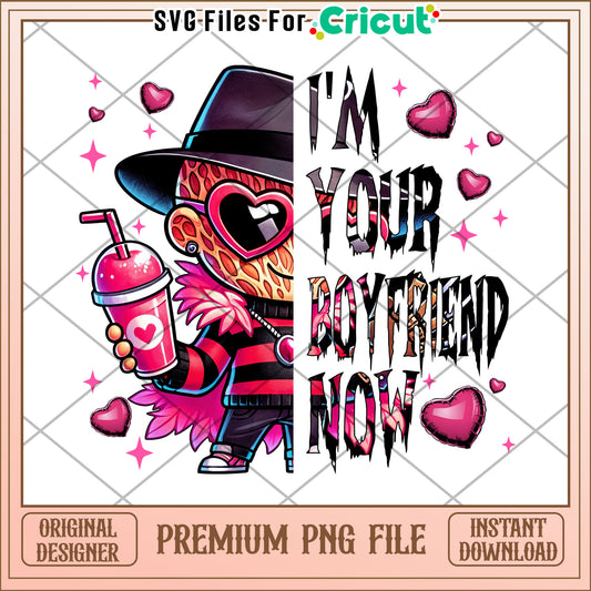 Valentines Boyfriend PNG Design